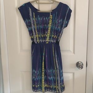 Be Bop blue dress with pockets